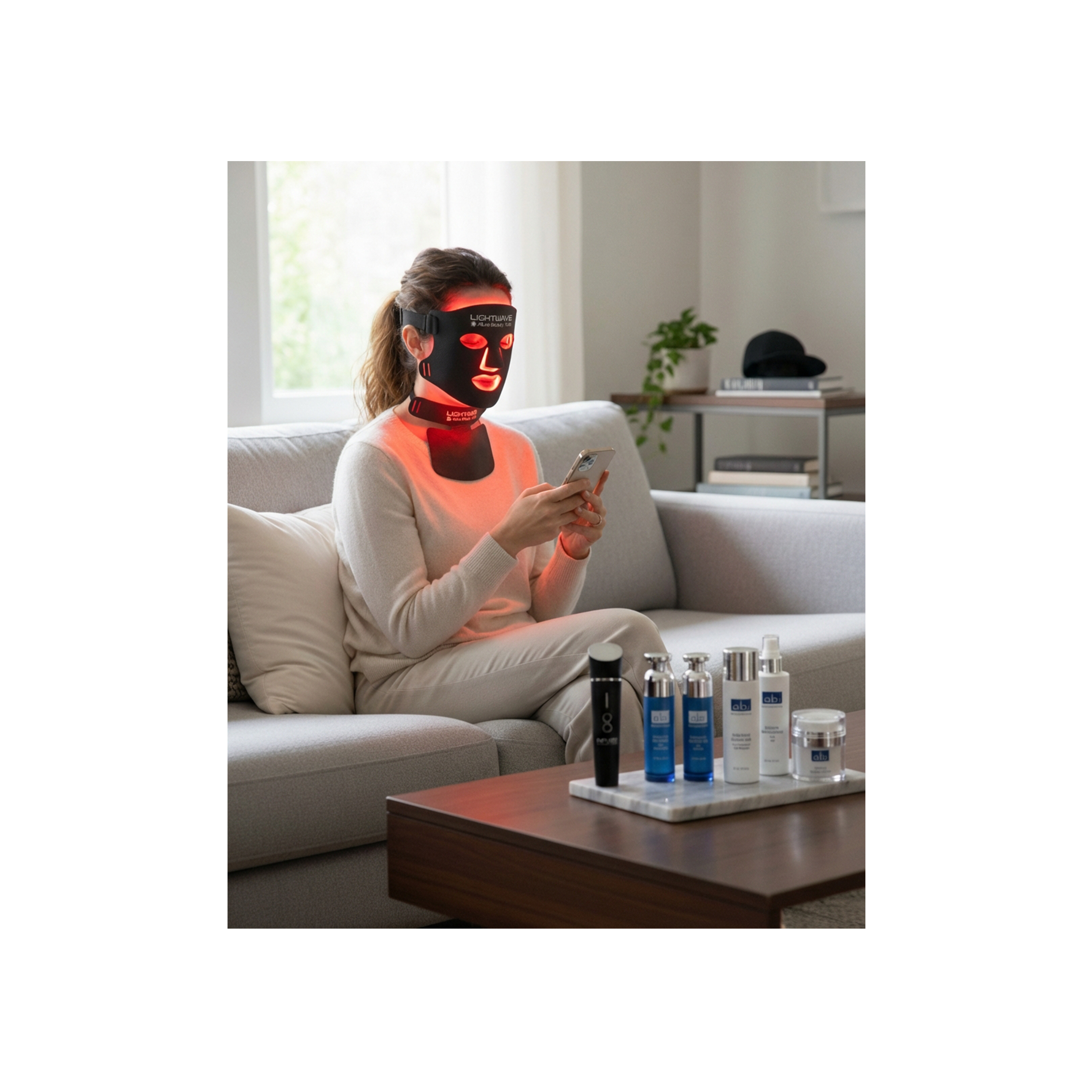 Allure Activate Dual-Light Face and Neck Mask